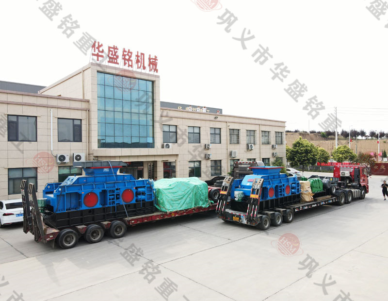 水泥廢料用什么破碎好？就用液壓對輥制砂機