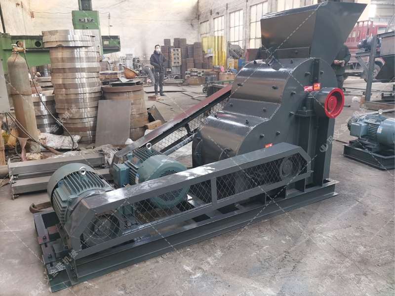 小型雙級破碎機發貨圖片_發往安徽黃山_粉碎污泥