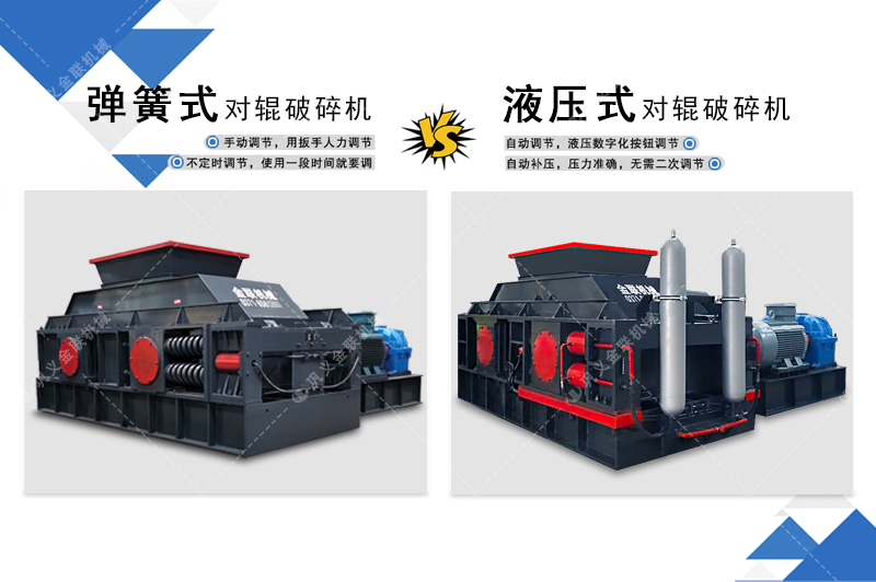 液壓對輥制砂機-大型直連對輥破碎機價格-液壓調(diào)節(jié)省力